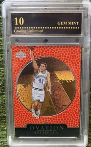 1998 Upper Deck Ovation #79 Dirk Nowitzki Rookie Card Dallas Mavericks