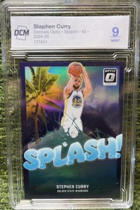 Panini 2024-25 Donruss Optic Stephen Curry Splash Insert #2 Warriors Card