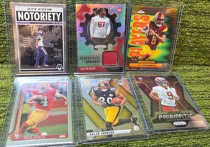 Mixed Lot of NFL Inserts- 6 Cards in Total-Stars-Rookies & Inserts  Six Cards in Total