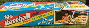 1992 Topps Series 1 & 2 MLB Baseball Complete Factory Sealed Set w 10 Gold