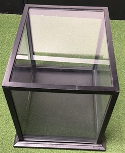 16 x 12 x 12 Glass & Wood Display Box For Helmets or Large Memorabilia to Showcase 