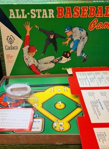 GAME SET 1962 Cadaco All-Star Baseball Game Play Ball Major League Stars