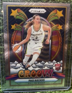 Panini 2025 Prizm WNBA Groovy Insert Paige Bueckers Rookie #12 Dallas Wings