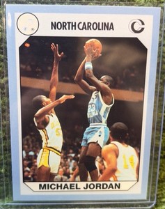 1990 Collegiate Collection North Carolina #44 Michael Jordan Tarheels
