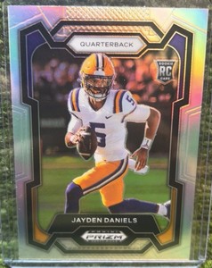 2024 Panini Prizm Draft Picks - #108 Jayden Daniels (RC) Silver Refractor