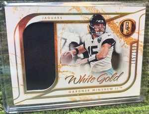 2020 Gold Standard Tredavious White White Gold Patch 199 JAGUARS