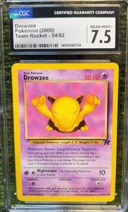 2000 Pokmon Team Rocket Drowzee 5482 CGC 7.5