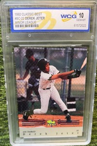 Derek Jeter 1992 Classic Best #BC-22 Minor League -Grade 10 WCG Grading
