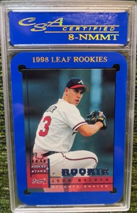 1998 LEAF ROOKIES & STARS #302 JOHN ROCKER ROOKIE CARD