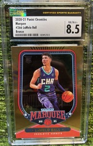 2020-21 Panini Chronicles Marquee #266 Lamelo Ball Rookie Card CSG 8.5