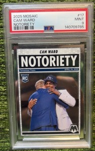 2025 Mosaic Notoriety Card Ward #17 PSA 9