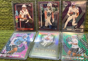 NFL Lot Mix of Stars & Inserts, Drake Maye, Justin Jefferson, & More 