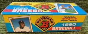 Vintage 1990 Bowman Baseball FACTORY SEALED Complete Card Set GRIFFEY & THOMAS