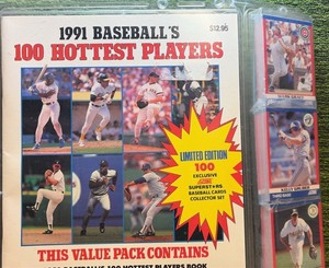 Score 1991 Baseballs 100 Hottest Players Book & 100-Card Collector Set