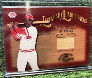 2002 Donruss Classics Joe Morgan Legendary Lumberjacks Game Used Bat 400 HOF
