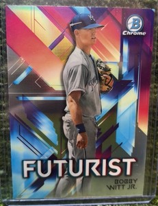 2021 BOWMAN CHROME BOBBY WITT JR. FUTURIST FUT-BW ROYALS