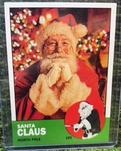2025 Topps Holiday Christmas Santa Claus 1963 Archive SSP CASE HIT