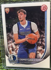 2025 Bowman Basketball Cooper Flagg #1  Base Rookie RC MAVERICKS