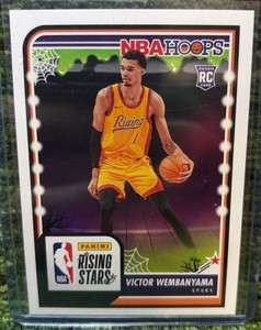 2023-24 Haunted Hoops Basketball Rising Stars Vicor Wemanyama Rookie Card RC 