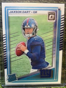 2025 Panini Donruss Optic Jaxson Dart Rated Rookie #273 New York Giants