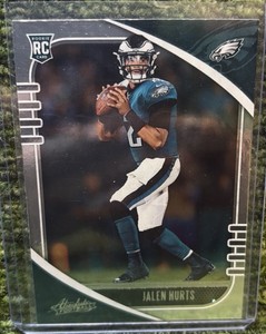 Jalen Hurts Philadelphia Eagles Panini Absolute Football Rookie Card