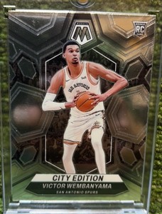 VICTOR WEMBANYAMA ROOKIE 2023-24 Mosaic Basketball #282 Spurs City Edition