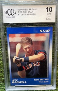 Jeff Bagwell 1990 Star Co. Blue Border Rookie Card#1 BCCG10Astros 1B GOAT HOF
