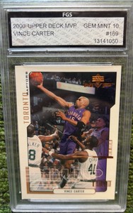 2000-01 Upper Deck MVP Vince Carter #169 HOF Toronto Raptors