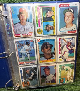 Flash From the past MLB Binder, 10 Pages in Total , Rickey, Reggie, & More 