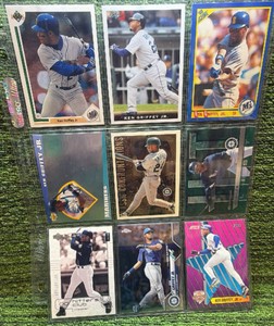 KEN GRIFFEY JR LOT  9 Card Lot from Seattle Mariners & MLB Legend 
