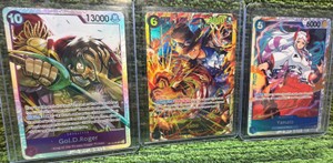 ONE PIECE 3 Card Lot - MIXED- Sabo, Gol.D.Roger & Yamato Full Art