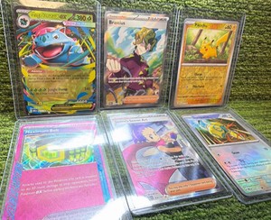 Mixed Lot of Pokemon - 6 Cards in Total-Stars-Rookies & Inserts  Six Cards in Total