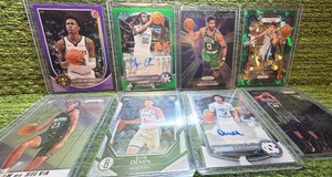 NBA Mixed Lot of 8 Cards, Autos, RC, Numbered, Stars, Parallels, & More 