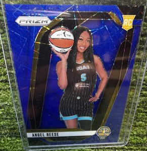 2024 Panini Prizm WNBA - Angel Reese #147 Blue Velocity Prizm (RC) Chicago Sky Rookie Card