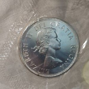 1964 Royal Canadian Mint Proof Dollars, UNC, Sealed