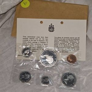1964 Royal Canadian Mint Proof Set, UNC 1864-1964