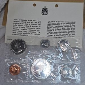 1964 Royal Canadian Mint Proof Set, UNC 1864-1964