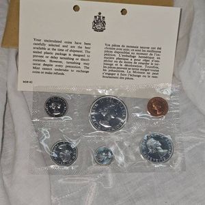 1964 Royal Canadian Mint Proof Set, UNC 1864-1964