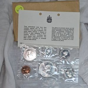 1964 Royal Canadian Mint Proof Set, UNC 1864-1964