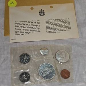 1965 Royal Candian Mint Proof Set, UNC