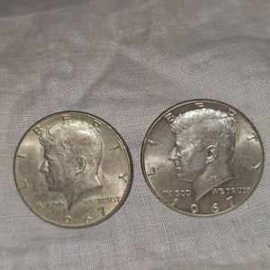 1967,1967 Kennedy Silver Halves 50c