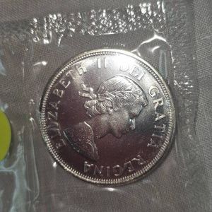1964 Royal Canadian Mint Proof Silver Dollar, $1, UNC