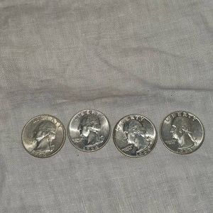 4-1964 Washington 25c XFAU