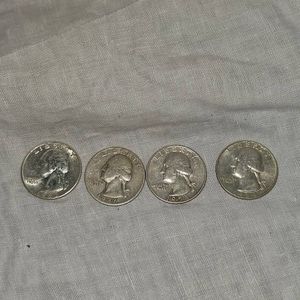 1946.1954.1963,1964 Washington 25c