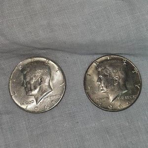 1966,1968 Kennedy Halves 50C