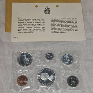 1964 Royal Canadian Mint Proof Set, UNC Silver