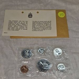 1964 Royal Canadian Mint Proof Set, UNC Silver