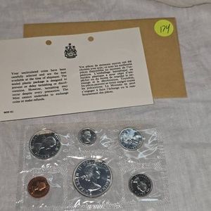 1964 Royal Canadian Mint Proof Set, UNC Silver