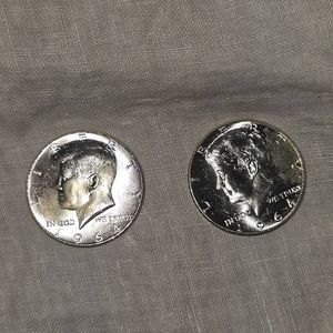 1964,1964 Kennedy Halves 50c,UNC
