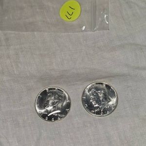 1964,1964 Kennedy Halves 50c,UNC